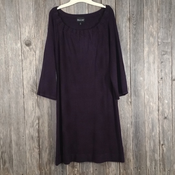 connected apparel sweater dress